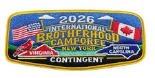 2026 WORLD BROTHERHOOD CAMPOREE CONTINGENT ISSUE BSA VIRGINIA NORTH CAROLINA picture