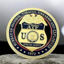 DEPT OF ALCOHOL TOBACCO FIREARMS (ATF) Challenge Coin ·IN STOCK· ·FAST SHIPPING· picture