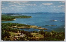 Hiram Blake Camp Cape Rosier Maine Penobscot Bay Vintage Postcard C405 picture