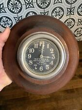 Antique 1915 Rim Wind - Rim Set 8 Day Automobile Clock Keyless Auto Clock Co. picture