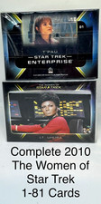 Rittenhouse 2010 Star Trek Women of Star Trek Complete Set 81 Cards 1-81 picture