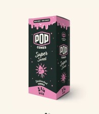 POP Cones - Super Sweet - Unbleached Cones - 1  1/4 - Case Of 400 picture