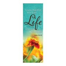 I Came That They May Inspirational Scripture Full Color Church Banner 63 In picture