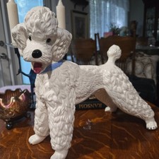 Vintage Ceramic Standard Poodle Large Statue/Figurine, picture