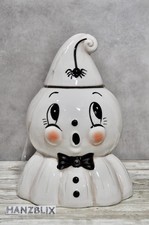 Johanna Parker Gus Ghost Canister with Spider Cookie Jar Halloween 2026 NEW picture
