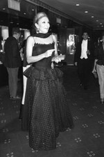 Farah Diba Empress of Iran attends Patricia Kluge's 40th birthday - Old Photo picture