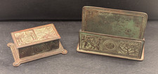 Riviere Studios New York – Antique Bronze Letter Holder and Stamp Box picture