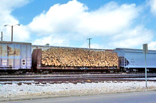 GM&O 3599 @ JACKSON, MISS_MAY 9, 1990   ORIGINAL TRAIN SLIDE picture