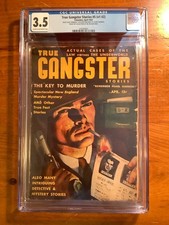 True Gangster Stories #5 Apr 1942 Columbia Pulp DR. MELI Collection Rare CGC 3.5 picture