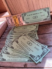 G & D America RARE BANKNOTES test currency atms SET OF $100 from convention  picture