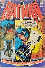 Batman #220 (1970) Vintage Neal Adams Cover, Vietnam War Era Case Traps Batman picture