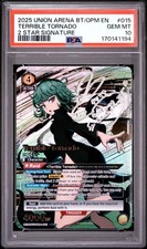 2025 UNION ARENA UE06BT/OPM ONE PUNCH MAN #015 TERRIBLE TORNADO PSA 10 picture