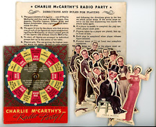 1938 Charlie McCarthy’s Radio Show Party, Spinning Wheel Game Se. picture