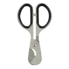 Lotus Stainless Steel Clipper Cigar Cutter Scissors w/Rubberized Handles picture