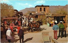 Main Street In Old Tucson, Arizona Movie Set, Postcard  picture