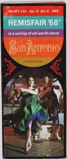 1968 San Antonio Texas Hemisfair 68 Promotional Brochure picture