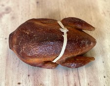 Vintage German Miniature Candy Container Cooked Thanksgiving Christmas Turkey picture