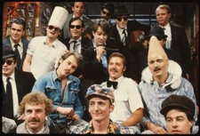 Dan Aykroyd and cast members the set of MTV, by Bernard Gotfryd picture