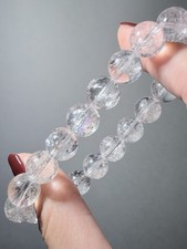 Rainbow Clear Quartz Bracelet | 10mm | 6.5 Inches picture