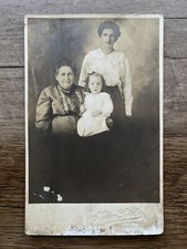c1910 Family Portrait, Williamsport, PA - Antique Real Photo Postcard RPPC picture