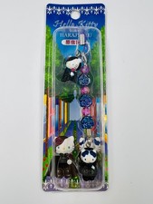 Hello Kitty 2002 Harajuku Gothic Rose Strap Charm Sanrio Japan Vintage New picture