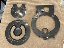 VINTAGE ZENITH RADIO METAL SHUTTER DIAL FACEPLATE PARTS. NICE CONDITION picture