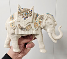 EXQUISITE LARGE LENOX CHINA JEWELS CHRISTMAS NATIVITY ELEPHANT FIGURINE picture
