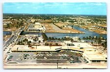 Postcard Oceanside Shopping Center Pompano Beach Aerial View Florida FL picture