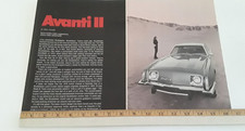 1976 AVANTI II - AVANTI MOTORS -  ORIGINAL 1976 ARTICLE picture