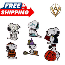 6Pcs Classic Cartoon Enamel Pins Set Collectible Lapel Pin Gift picture
