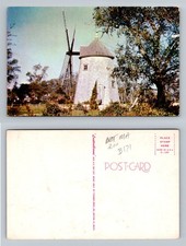 Nantucket, MA-Massachusetts, Old Mill Windmill Landmark Vintage Postcard picture