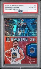 NBA Stephen Curry Donruss Optic 2021 - SP /99 RED PSA 10 Golden State W. picture