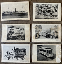 1932 Museum the City of New York postcards transportation VTG NYC sepia omnibus picture