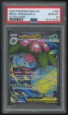 2025 Pokemon Mega Venusaur ex Mega Evolution Ultra Rare #155 PSA 10 picture