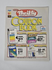 1991 Thrifty Drug Coupon Book 21 Pages Vintage Grocery Health Beauty Ads picture