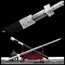 Han Jian Chinese KUNG-FU Sword Saber Damascus Folded Steel Sharp Blade picture