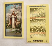 Comfort for those who Mourn - Laminated  Holy Cards picture