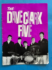 Concert Souvenir Program 1965 Dave Clark Five, The Kinks, Hollies, Mojos picture