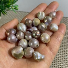 20pcs 58g Genuine Large Baroque Freshwater Pearl Cultured Loose Bead Not Drilled picture