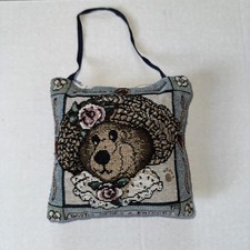 Boyds Bears & Friends Small Tapestry Pillow Doorknob Hanger 5