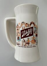 Vintage SCHLITZ BEER BANK Milwaukee Oktoberfest Beer Mug Stein picture