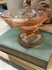 Vintage Westmorland Pink Glass Rooster *Pedestal/Base Only* picture