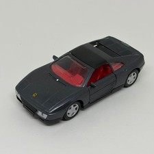 Vintage Maisto Shell Collezione Ferrari 348 TS Grey Die-Cast Model Car 1:38 picture
