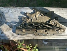 Rare Antique CJO Judd Cast Iron Dog Retriever Sculpture Pipe Rack Holder Hunter picture