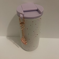 Starbucks Fall 2026 PSL Society Confetti Stainless Tumbler 12oz Pumpkin Charm picture