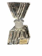 Cristallerie Oberursel Lead Cut Crystal Perfume Bottle Germany picture