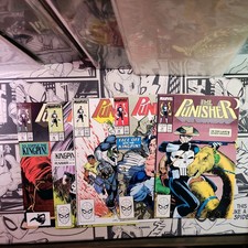 The Punisher 5 book lot #15,16,17,18,19 ~ Marvel Comics 1989 ~ NM  picture