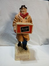 Vintage Carling Black Label Beer Chalkware Advertising Figurine Christmas 15