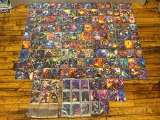 1994 Marvel Masterpieces 140 Card Full Set, 9/9 Power Blast, 10/10 Silver Holo picture