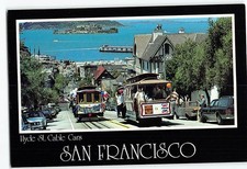Postcard Cable Cars on Hyde Street San Francisco California USA picture
